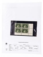 Canada Block of 4 x 10 cents -Mint, Fine, NH, Scot