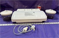 Electric Food Saver/Vacuum with Accessories