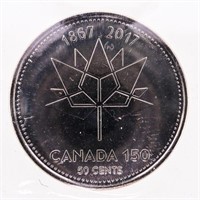 Canada2017 Fifty Cents MS64 ICCS Canada 150