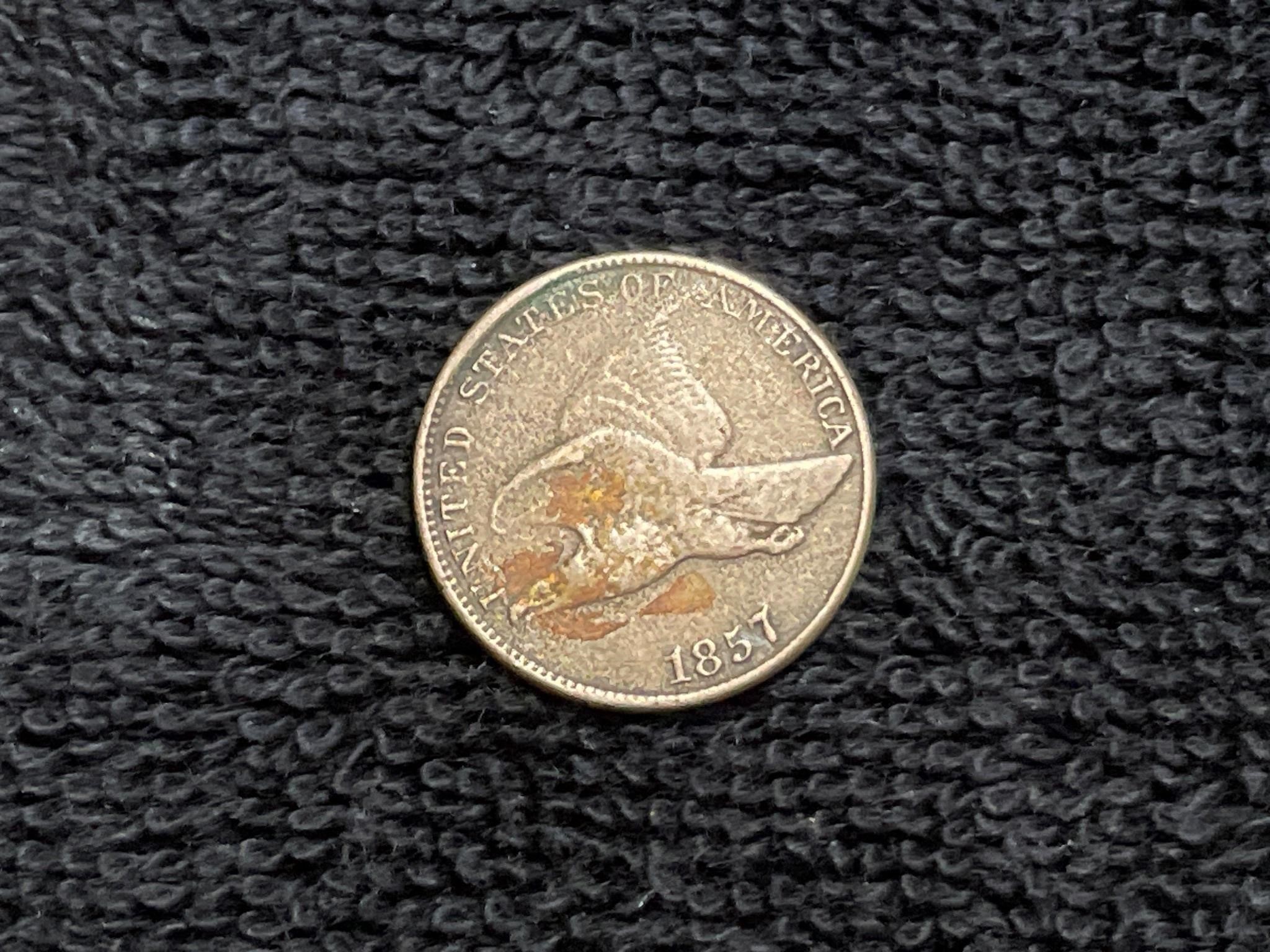 1857 flying eagle penny