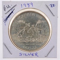 Canada 1989 Silver Dollar BU