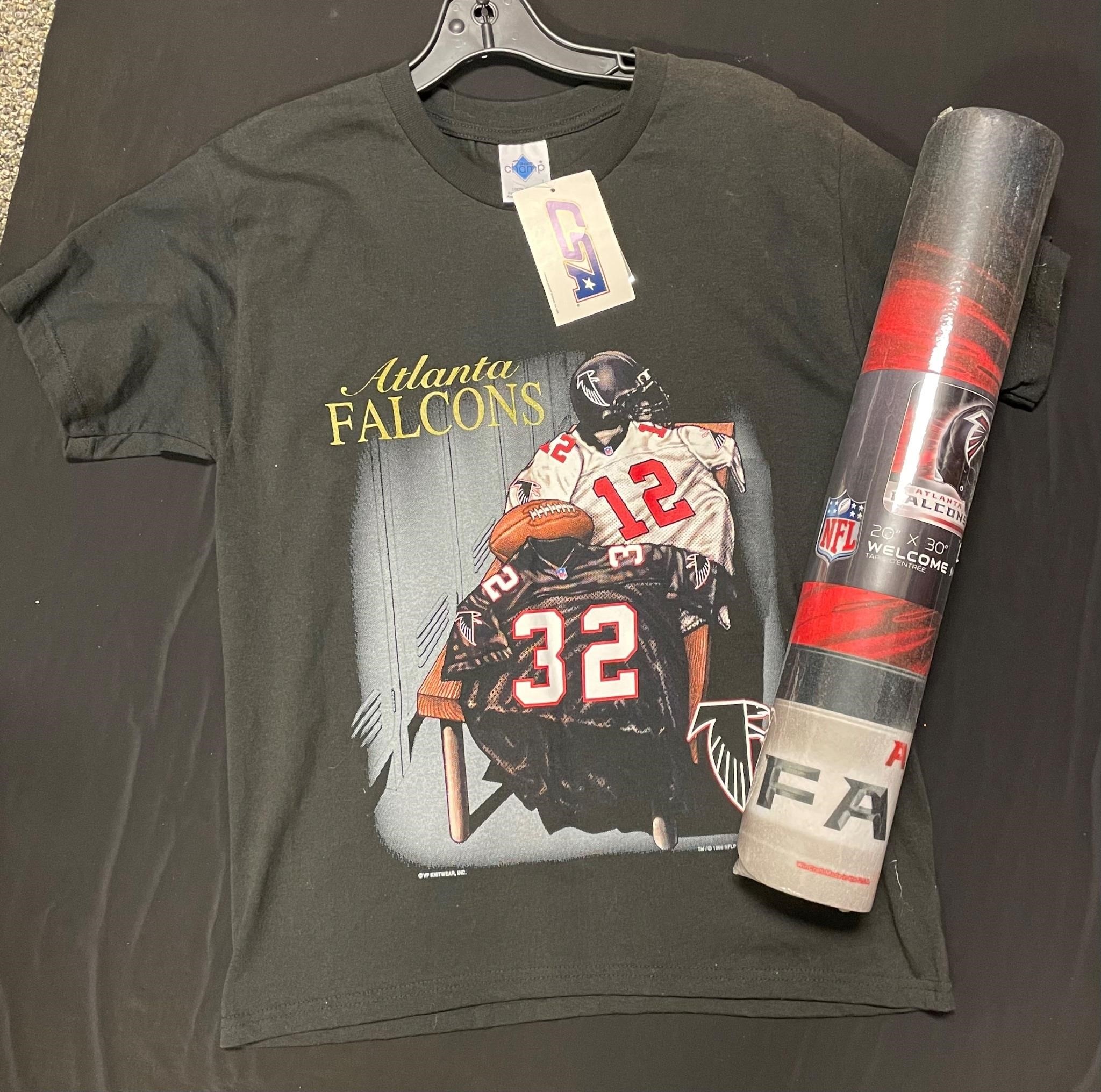 Falcons L Shirt & 20”x30” Welcome Mat