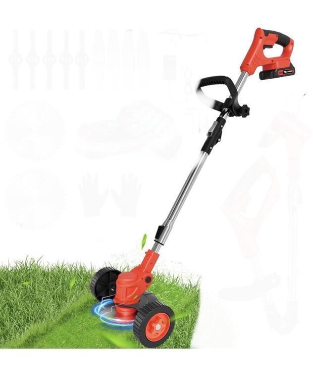 CORDLESS BATTERY OPERATED WEED WACKER USED COMES