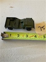 Tootsie Toy- Army Green Jeep