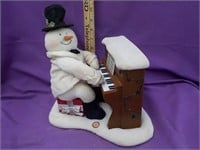Hallmark snowman w/ piano