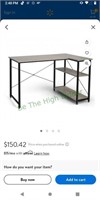 L shaped desk with USB port