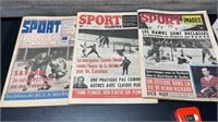 3 Vintage Sports Illustrated Papers