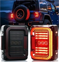 New $168 07 and Up Jeep Wrangle Tail Lights 2PK