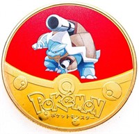 24kt Gold Overlay PK Collector Medallion