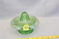 Green Glass  Glass Juicer WITH GLASS HOLDER