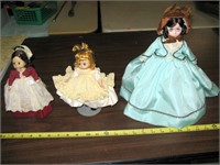 3 Vintage Madame Alexander Dolls