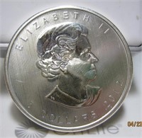 Canada Maple .9999 Silver 1 ozt 2012