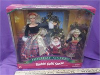Holiday Sisters Barbie, Kelly, Stacie