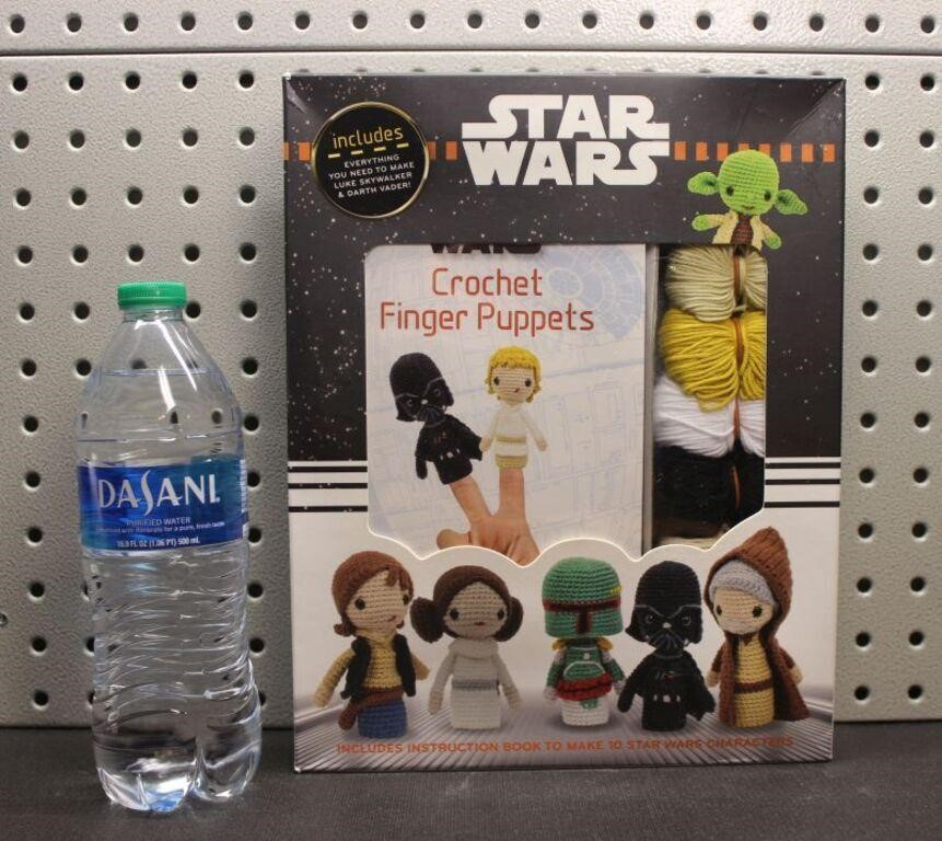 Star Wars Crochet Finger Puppets Kit, New