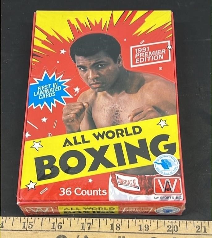 1991 All World Boxing Card Set. Unopened.