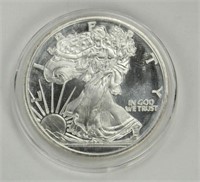 ONE TROY OUNCE 999 SILVER AMERICAN EAGLE