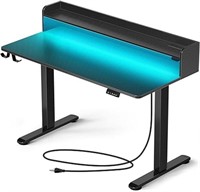 Rolanstar Standing Desk+LED Lights+Charging