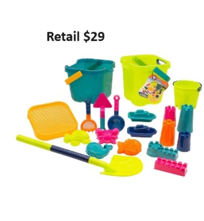 18 Piece Bucket Playset