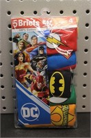 Pack of 5 DC Comic Super Heros Briefs, SZ 4