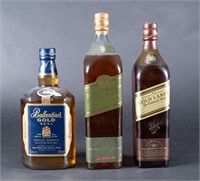 Vintage Whisky Group Johnnie Walker Ballantine