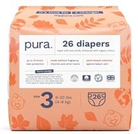 ( Size 3 Eco-Friendly Diapers (9-20 lbs) To