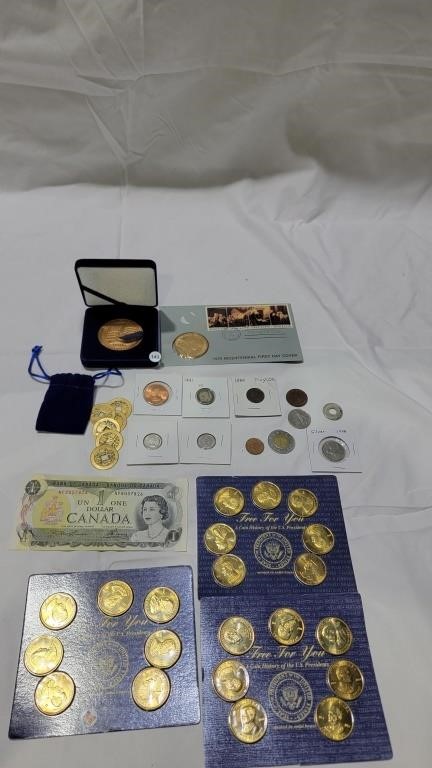 Foreign coins and more