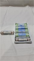 6 sealed mint rolls of Kennedy nickles