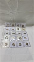 20 Jefferson nickles collection