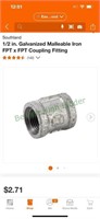 Misc galvinized pipe fittings