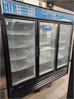 TURBO AIR SELF CONTAINED 3 GLASS DOOR REFRIGERATOR