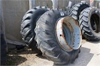 PAIR OF GOODYEAR 20.8X38 DUALS