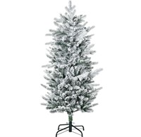 $49 Homcom 4.5’ flocked Christmas tree