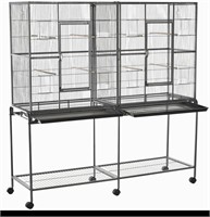 65"L Bird Cage w/ Storage Shelf