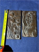 Set of 2 Ceramic Plaques