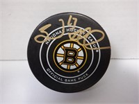 BRAD MARCHAND SIGNED AUTO BRUINS PUCK