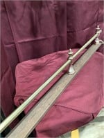 Pair Brass Railing for Inside Horse Drawn Hearse