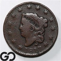 1817 Coronet Head Large Cent, VG Bid: 35