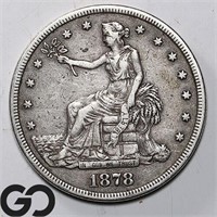 1878-S Trade Dollar, XF Bid: 350
