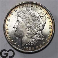 1883-O Morgan Silver Dollar, Gem BU Bid: 155