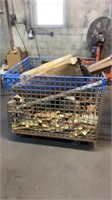 Cage cart, 41” x 32”, 36” high WILL BE emptied