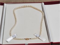 Genuine Natural Pearls  14 ct. Gold Clasp