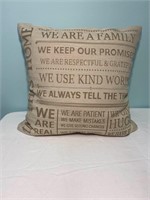 We Are Family Throw Pillow