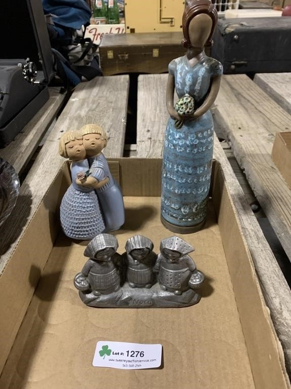 Pewter Style Figurine & others