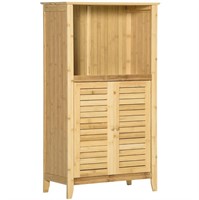 $99 Homcom bamboo floor cabinet