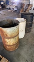 3 empty barrels