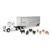 1:32 Freightliner 122SD Semi with Cattle Trailer