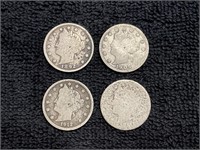 4 - Liberty head nickels
