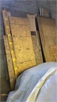 Sheets of wood & garage door panels