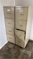 2 file cabinets on wheels