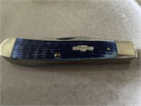 CASE BLUE BONE ROGERS CORN COB JIG TRAPPER KNIFE